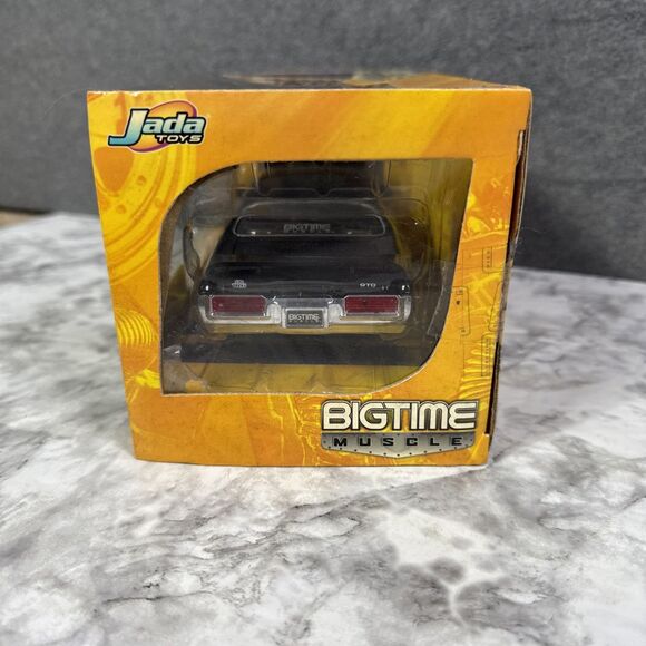 Jada Toys 1/24 Dub City Bigtime Muscle 1969 Pontiac GTO Judge Black NEW Die Cast - Picture 3 of 6